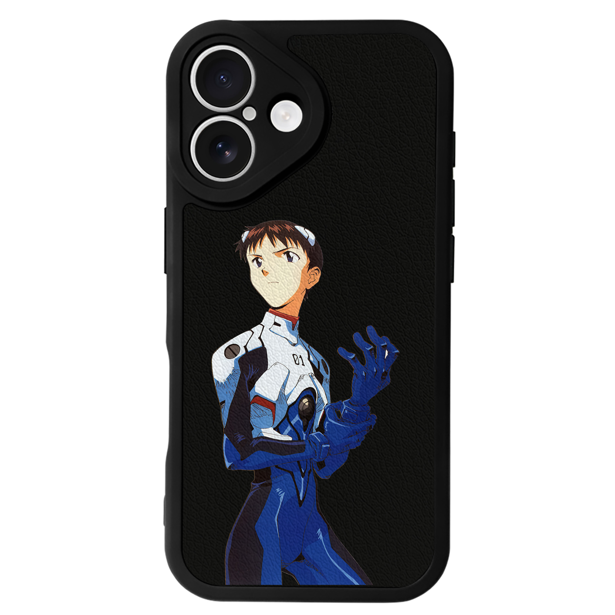 （画像用） EVA 新世紀エヴァンゲリオン 【iPhone 16シリーズ対応】シリコンスマホケース（レザー調） 材質：シリコン